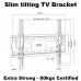 Fits LG TV model 43UF640V Black Tilting TV Bracket