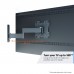 Fits LG TV model 47LH7000 White Swivel & Tilt TV Bracket